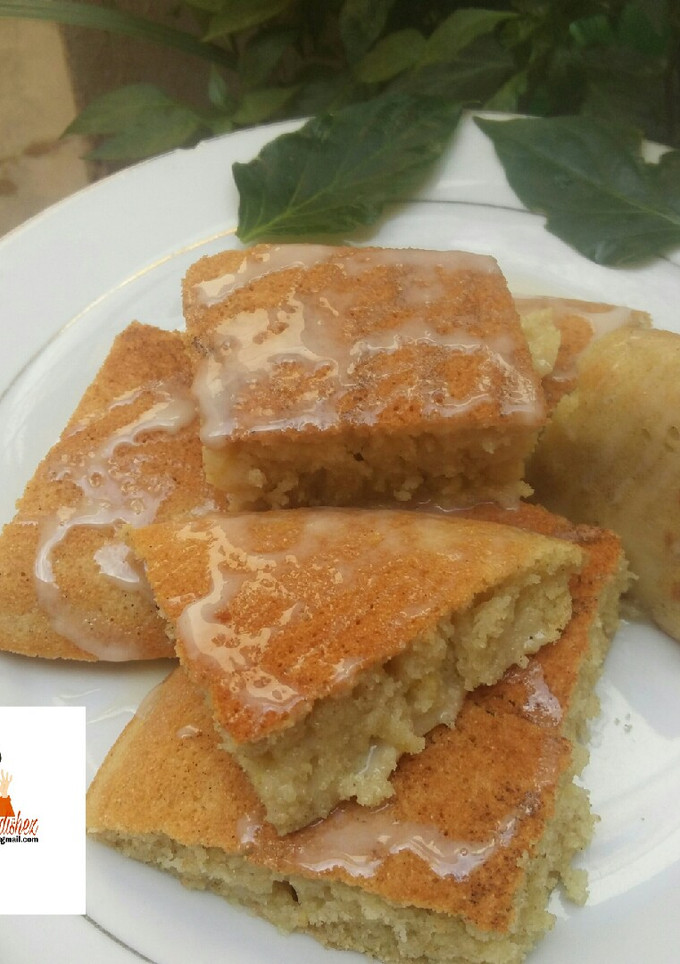 A picture of My simple Basbousa cake.