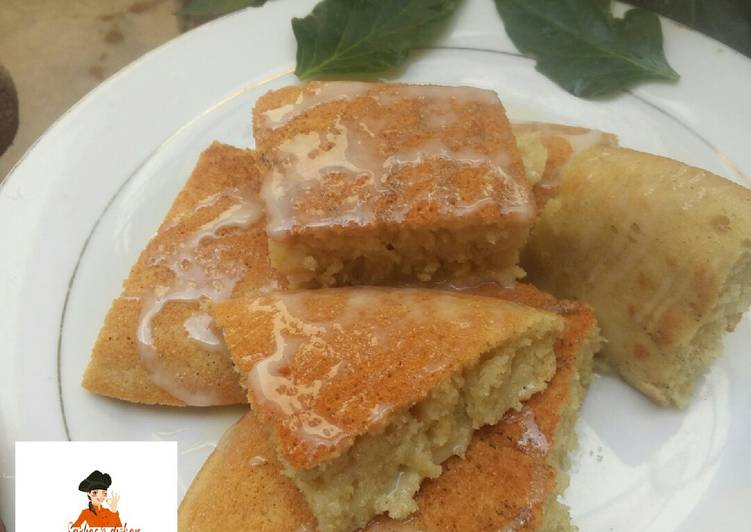 Steps to Prepare Delicious My simple Basbousa cake