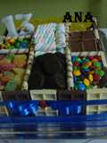 Torta de golosinas para 13 años