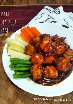 Foto resep Bistik Bola-Bola Ayam