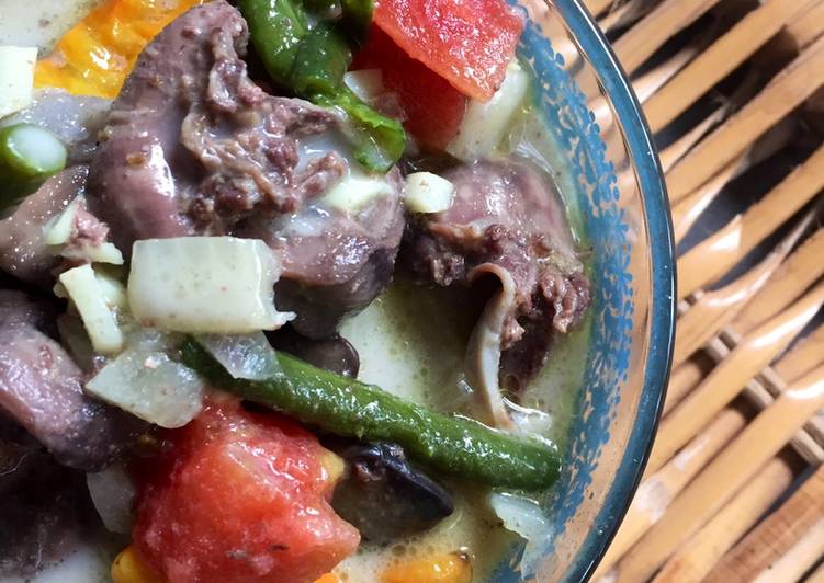 Cara mudah memasak Terik Hati &amp; Ampela Ayam ❤️, Bisa Manjain Lidah