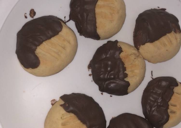 Recipe of Homemade Dark chocolate cookies