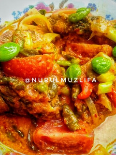 Foto resep Daging ayam kuah mangut