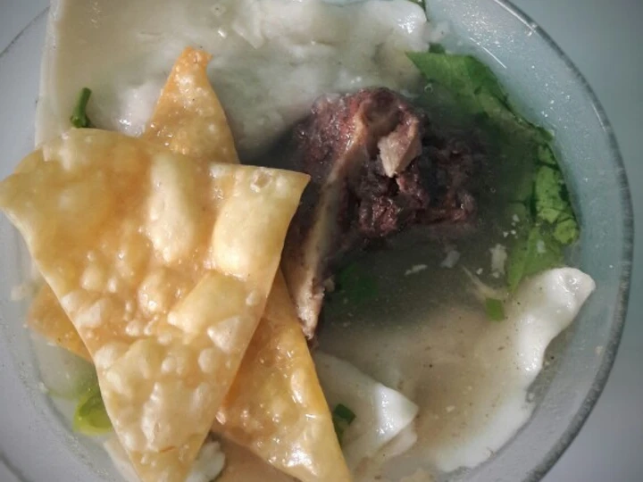 Langkah Mudah untuk Membikin Resep Pangsit udang kuah balungan yang Lezat Anti Ribet, Bisa Manjain Lidah