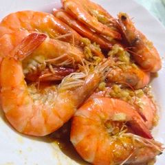 A picture of Garlic Butter Shrimps LCHF : Keto.