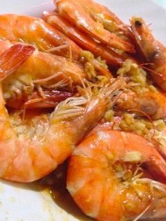 A picture of Garlic Butter Shrimps LCHF : Keto.