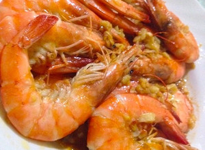 A picture of Garlic Butter Shrimps LCHF : Keto.