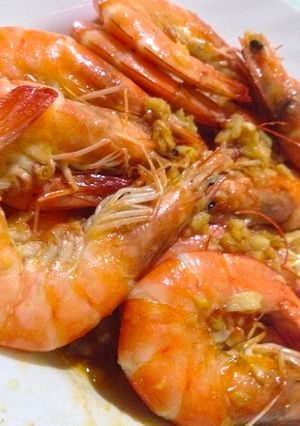 A picture of Garlic Butter Shrimps LCHF : Keto.