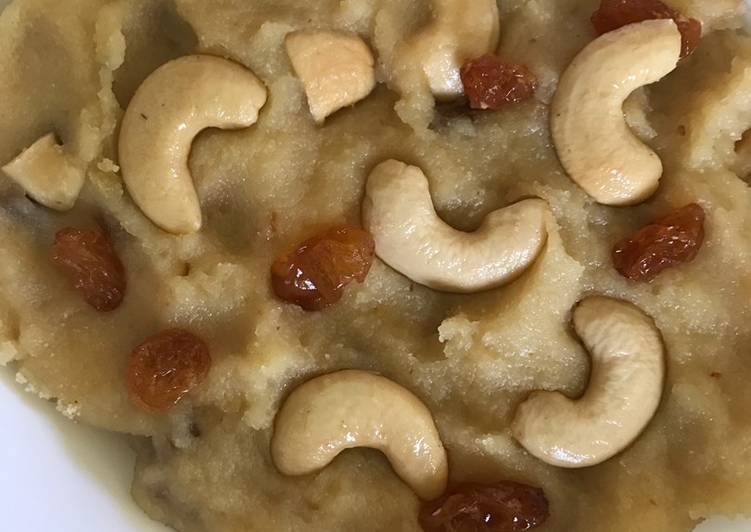 Rava Kesari with Condensed Milk