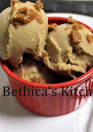 A picture of Banana Oats Ice Cream.
