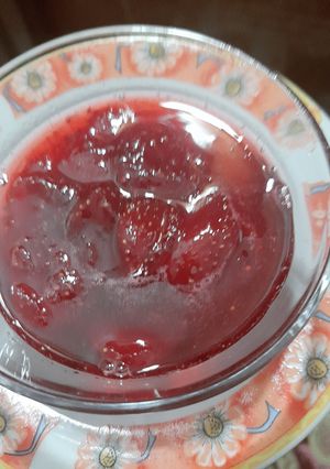 عکسی از دستور مربای توت فرنگی