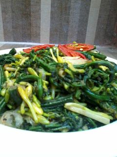 Foto resep TKP (Tumis Kembang Kates Pakis)