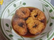 Una foto de picarones chilena