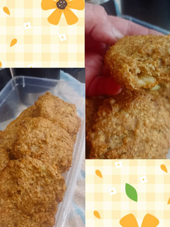 Una foto de Cookies integrales de manzana y nuez sin azúcar 🍏🍪
