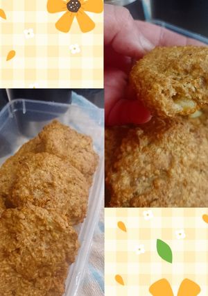 Una foto de Cookies integrales de manzana y nuez sin azúcar 🍏🍪