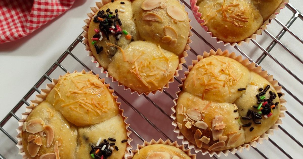 Resep roti 3 rasa rumahan enak dan mudah - Cookpad