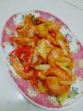 Udang krispy saus asam manis