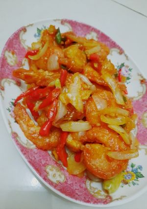 Foto resep Udang krispy saus asam manis