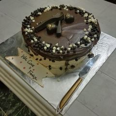 A picture of Chocolate chip cake.