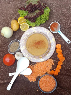 صورة لوصفة شوربة العدس المصرية