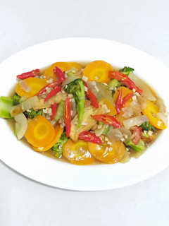 Foto resep Tumis Brokoli Wortel Tahu