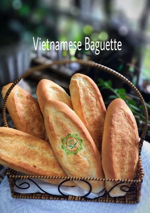 Hình của món Bánh mì Việt Nam chưa bao giờ dễ đến thế! (Không dùng bột chua).