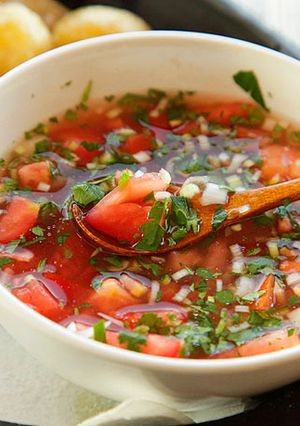 A picture of Ahi columbian salsa.