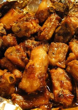 Hình của món Sườn bỏ lò.