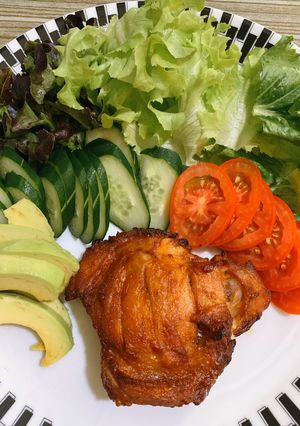 รูปของ สเต็กไก่เบญจา Spicy หม้อairfryer