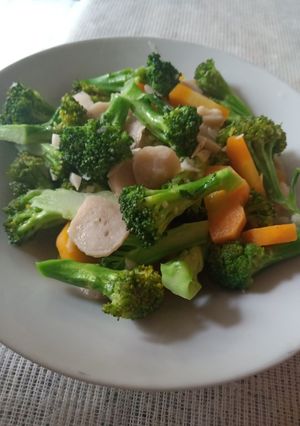 Foto resep Cah Brokoli wortel