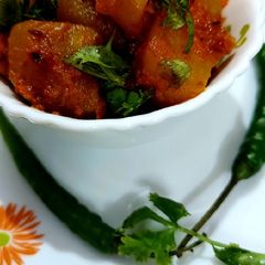 A picture of Masala Tinda (tinde ki sabji).