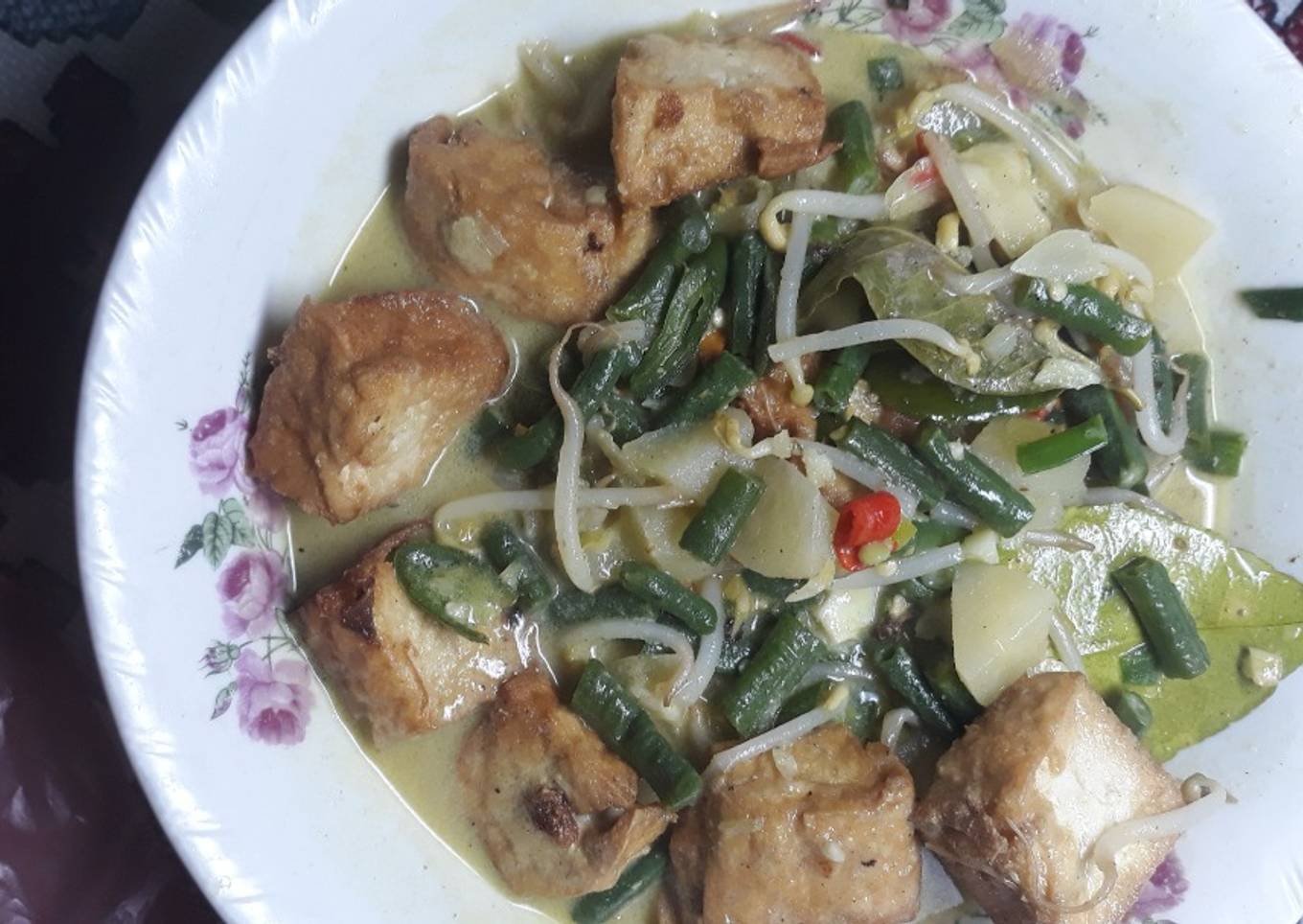 Opor tahu campur campur #vegetarian #5resepterbaruku