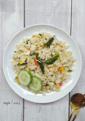Foto resep Nasi Goreng Teri Daun Jeruk