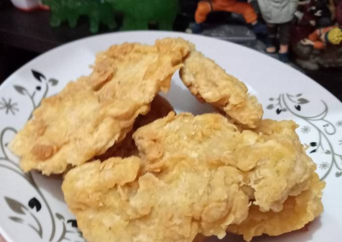 Tempe goreng ala tepung kentucky