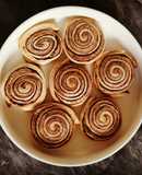 Galletas espiral de vainilla y cocoa