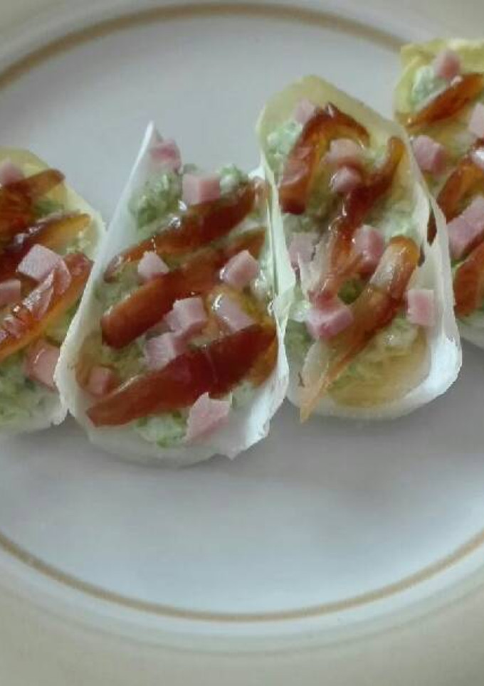 Una foto de Aperitivos (I): Endivias rellenas