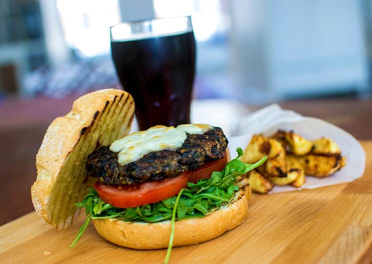 Recipe of Any-night-of-the-week Fun&#39;ky&#39; Pesto Burger