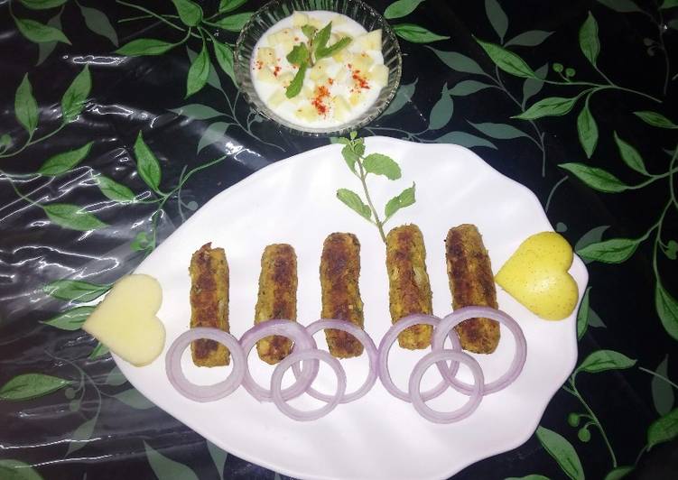 Soya and chanadal kabab,