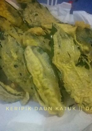 Foto resep Keripik daun katuk