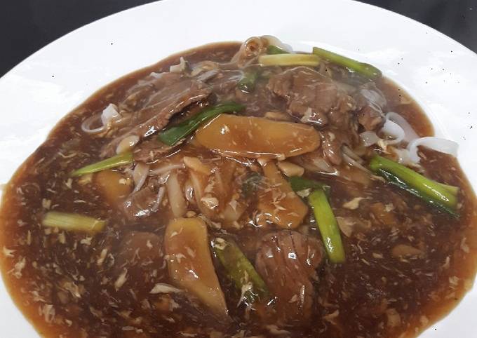 Easiest Way to Make Quick Ginger Beef Kway Tiaw