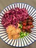 Purple Cabbage Slaw (no mayo)
