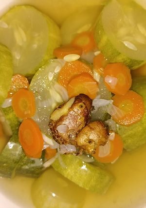 Foto resep Sayur Bening Timun wortel