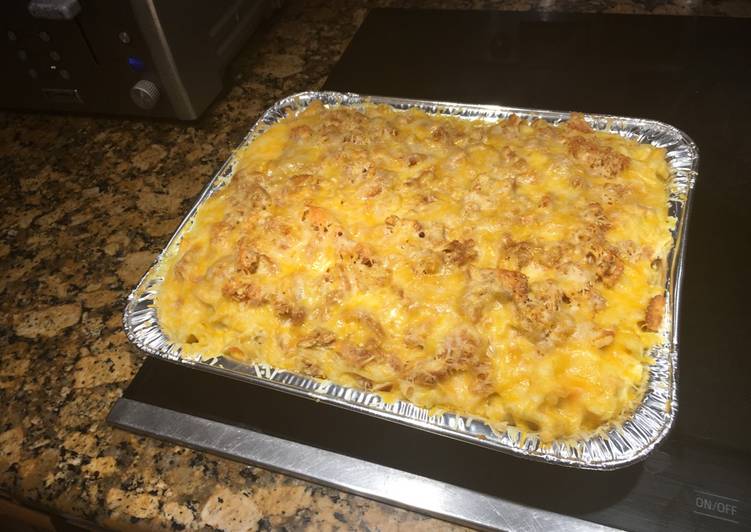 Simple Way to Make Quick Cheesy Chicken Noodle Casserole