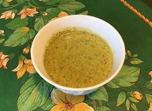 Une photo de Marinade ail moutarde parmesan basilic et citron