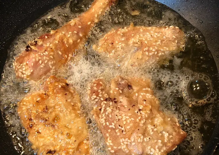 Resep Terbaik Ayam Goreng Wijen Sedap Nikmat