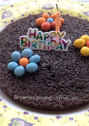 Foto resep Brownies pisang, no mixer