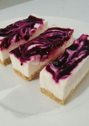 Foto resep No Bake Dragon fruit Cheese Cake