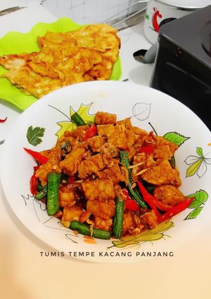 Foto resep Tumis Tempe Kacang Panjang