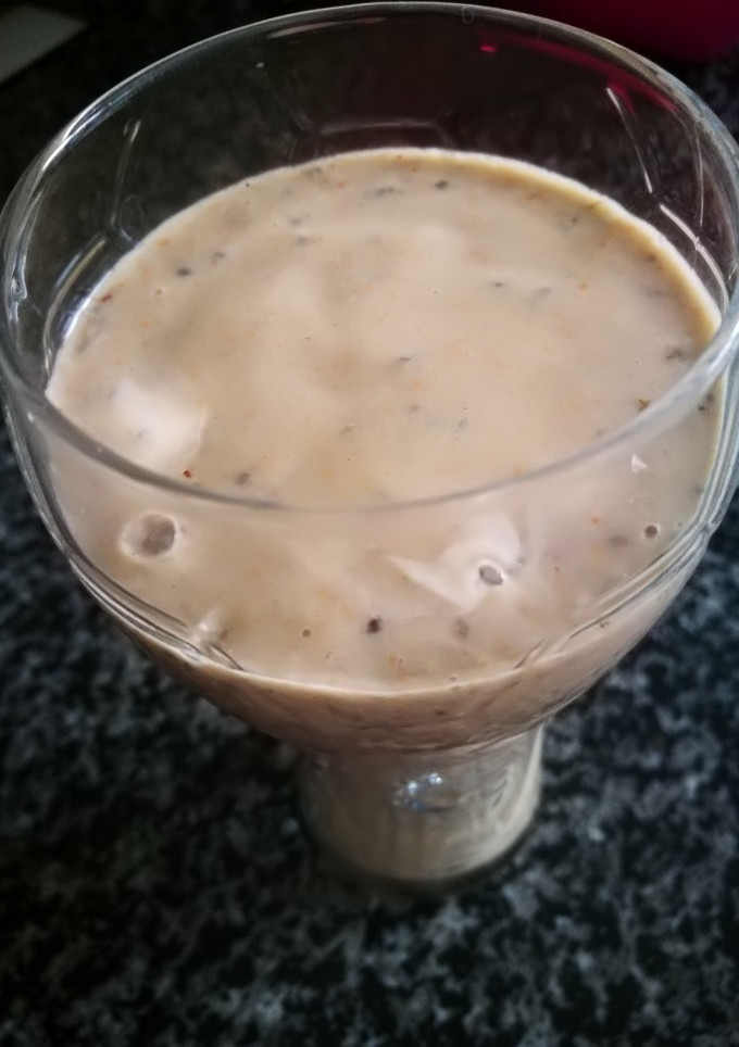 Una foto de Batido rico en proteínas
