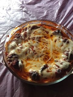 صورة لوصفة باذنجان بالكفتة